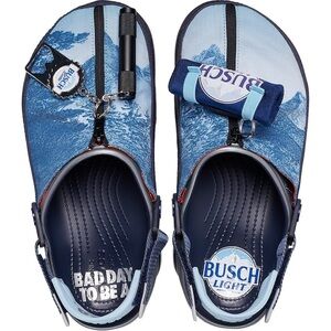 NWT Men’s Crocs Busch Light All Terrain Clogs